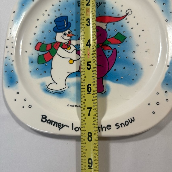 Barney Snowman Plate - Multicolor - Picture 7 of 8